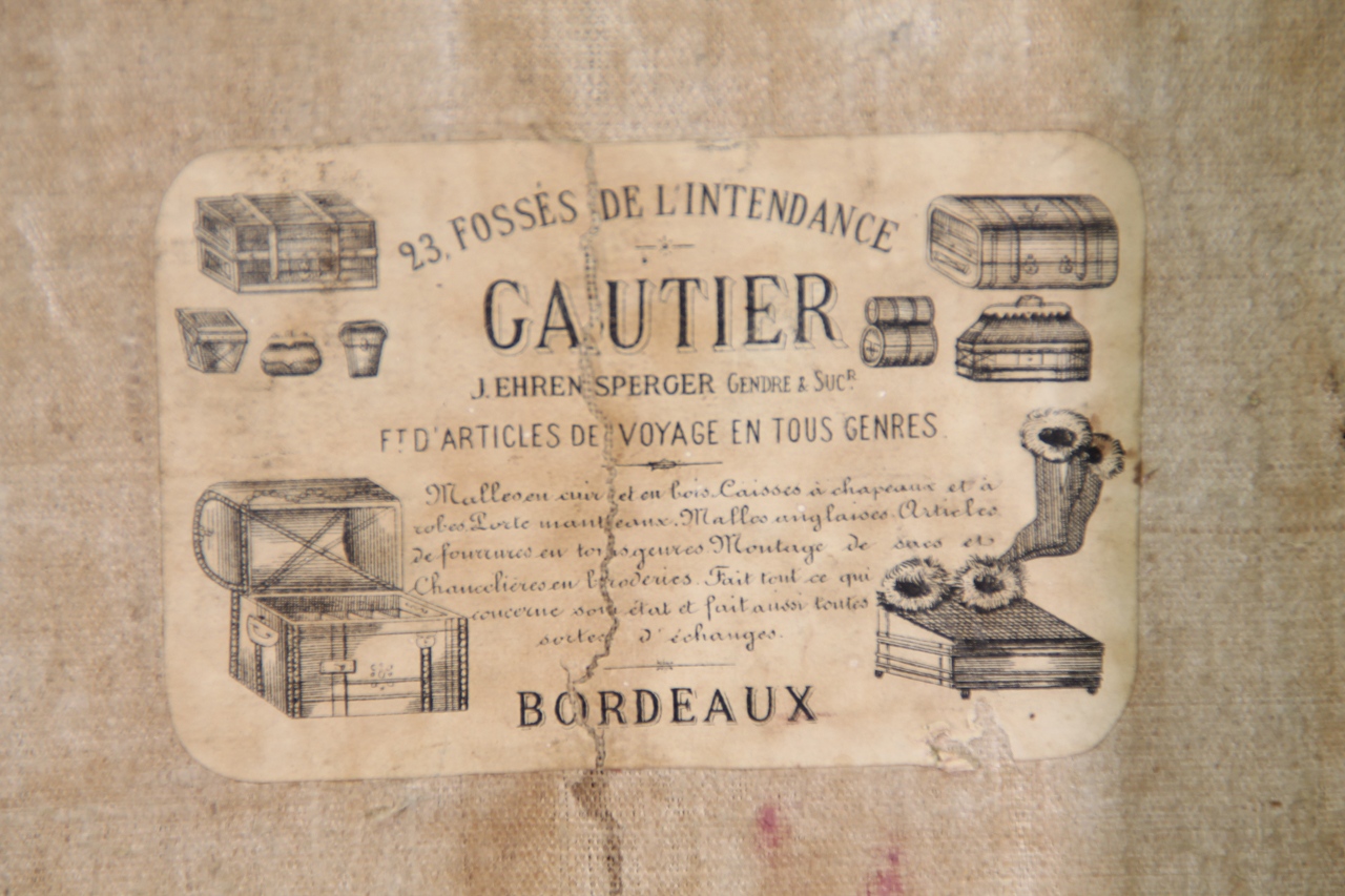Ancienne malle de voyage Gautier – Image 7