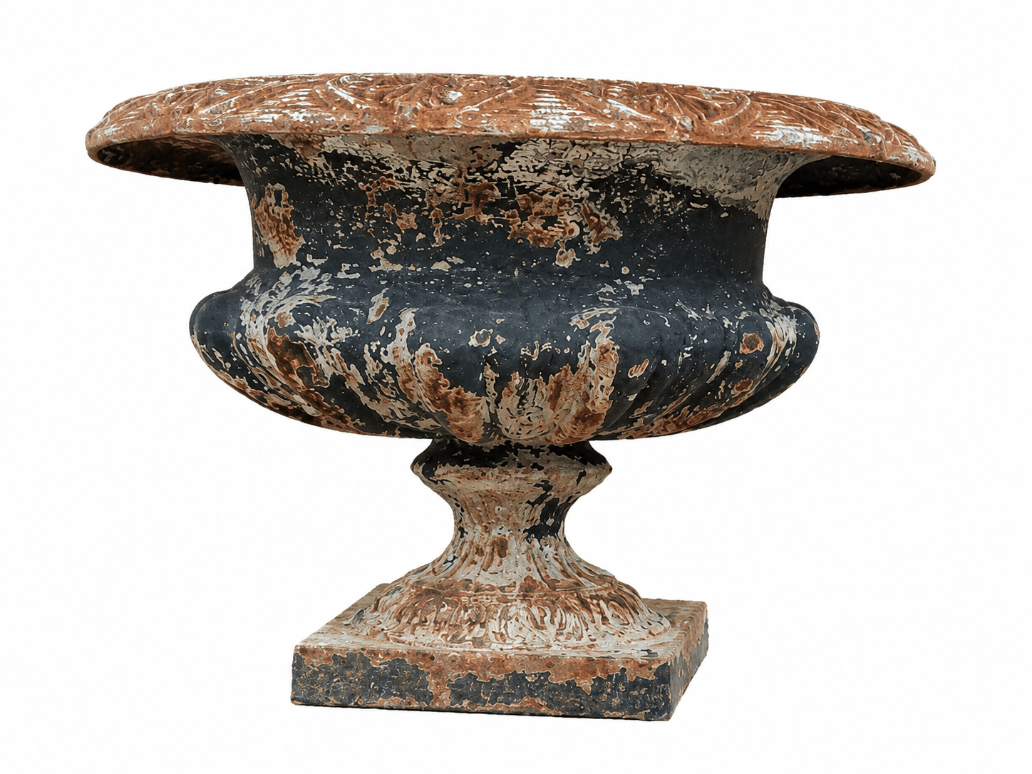 3 vasques de jardin anciennes en fonte – Style Médicis / Classique – Image 3