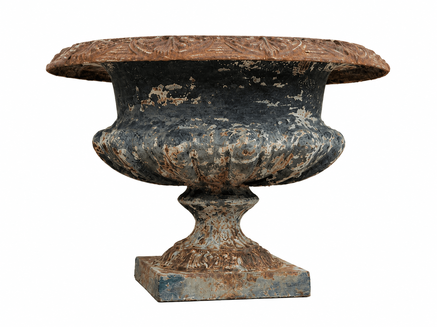 3 vasques de jardin anciennes en fonte – Style Médicis / Classique – Image 4