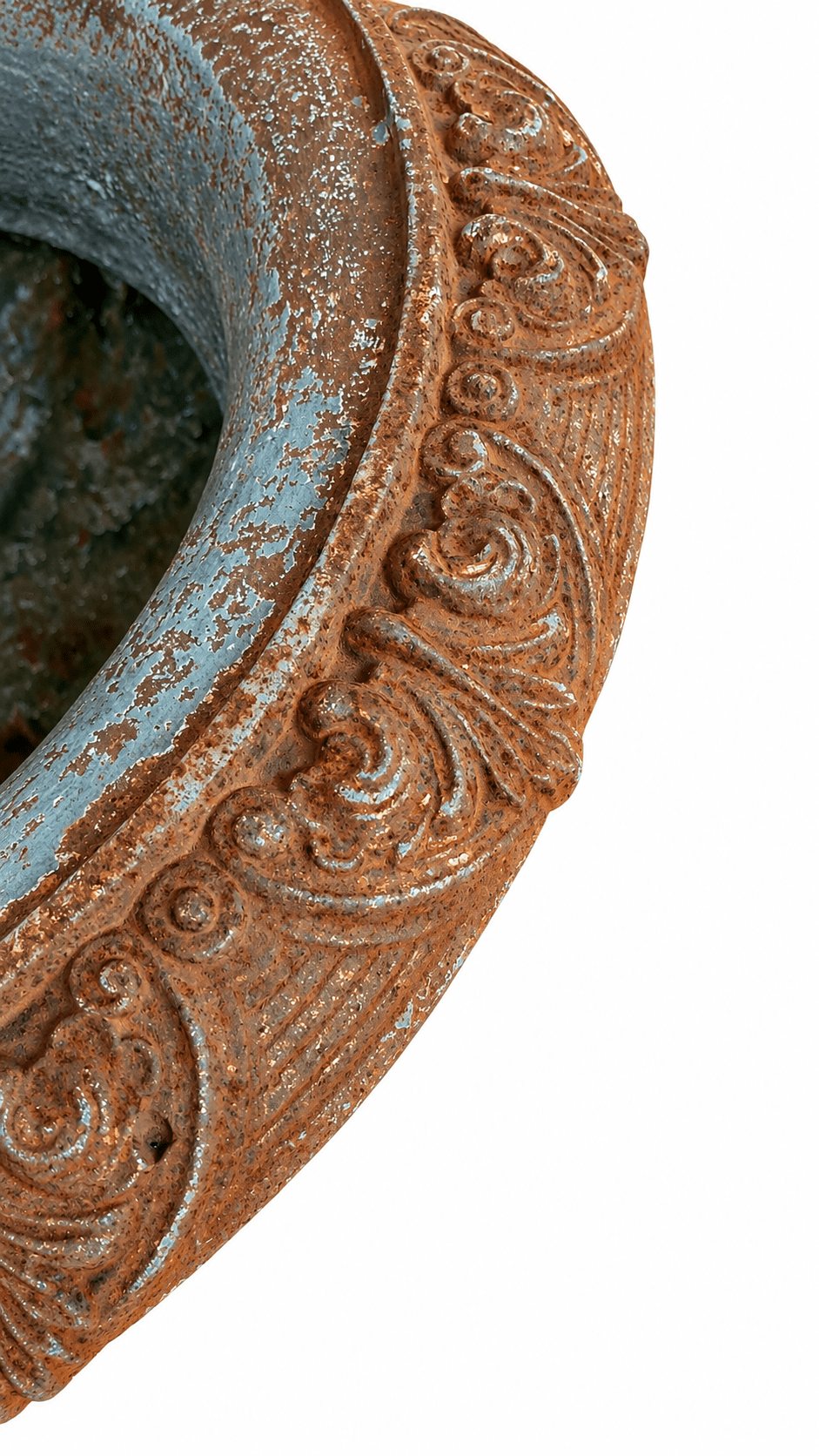 3 vasques de jardin anciennes en fonte – Style Médicis / Classique – Image 6