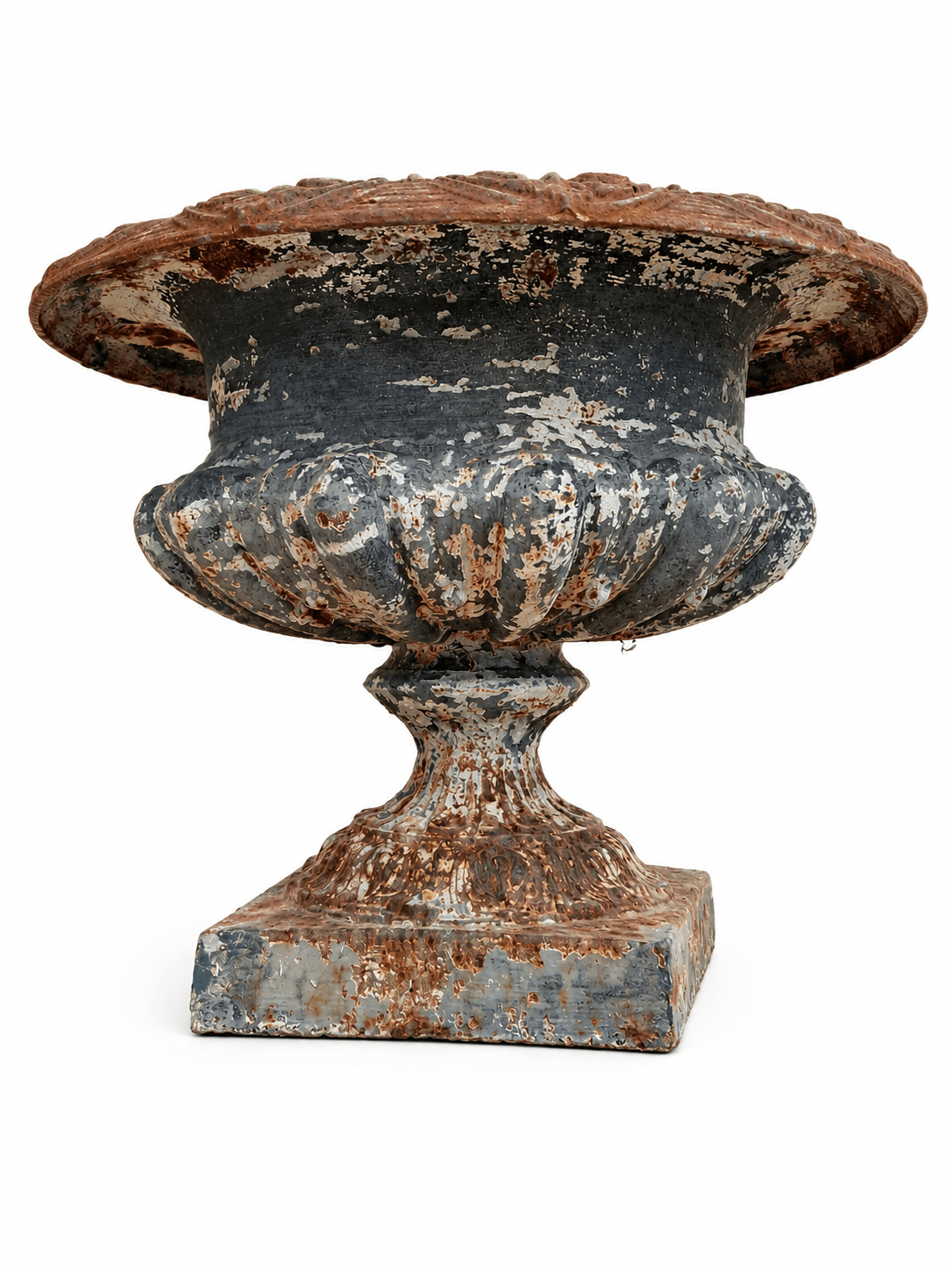 3 vasques de jardin anciennes en fonte – Style Médicis / Classique – Image 5