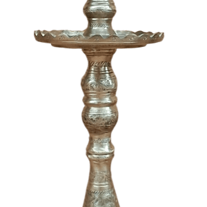 Grand Chandelier Ottoman Ancien en Bronze Massif / Laiton Ciselé - 73 cm / 7 kg