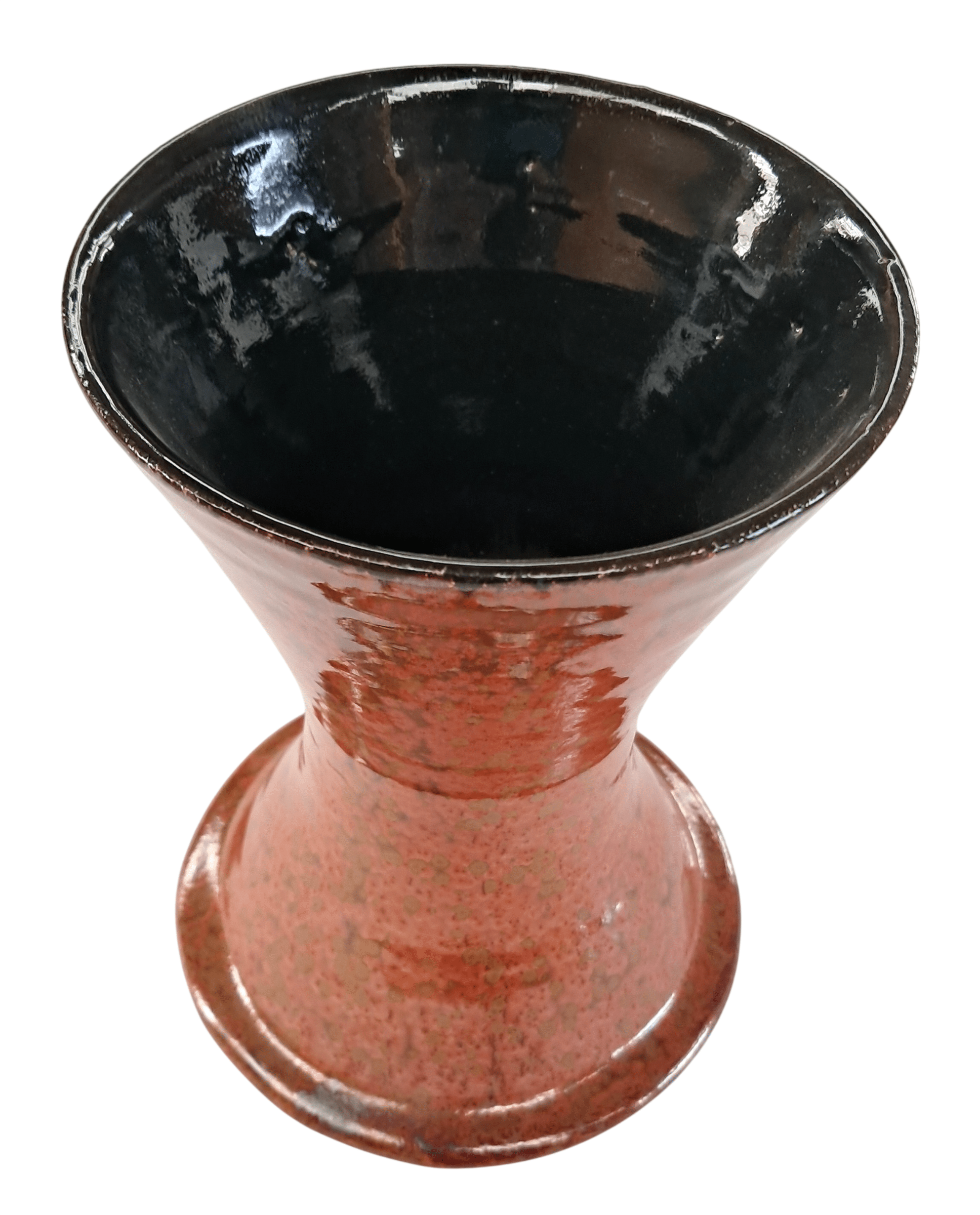 Vase Diabolo en Céramique Émaillée – Image 3