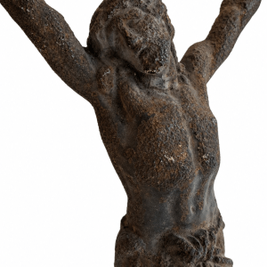 Ancien Christ en croix (Corpus Christi) en fonte de fer – XIXe siècle